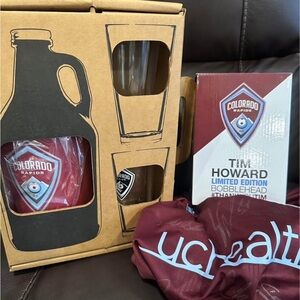 Colorado Rapids Gift Set with Bobblehead and Glasses